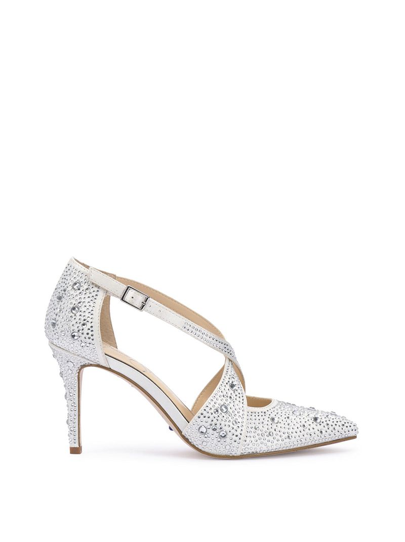 Women's Jessica Simpson Accile Pumps White | MFYCS-6132