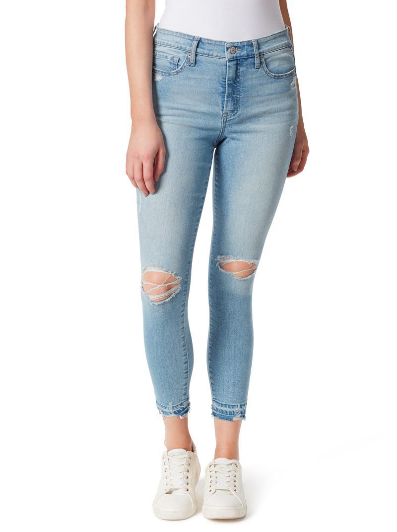 Women's Jessica Simpson Adored Ankle Sk Jeans Blue | LMFQH-0735