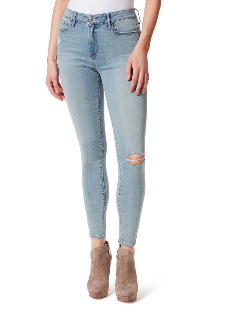 Women's Jessica Simpson Adored High Rise Sk Bottoms Blue | PLDNR-8032