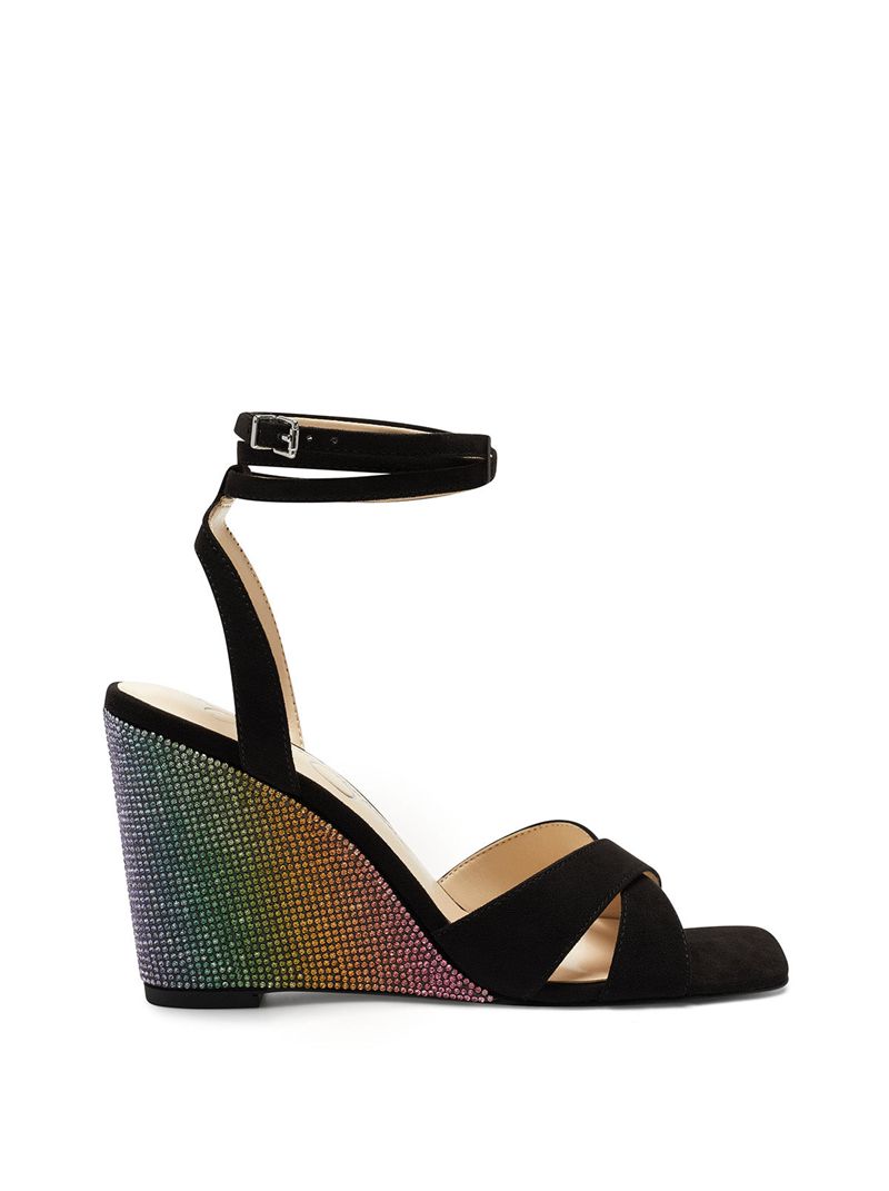 Women's Jessica Simpson Arlisa Sandals Black Multicolor | TOXUY-0514