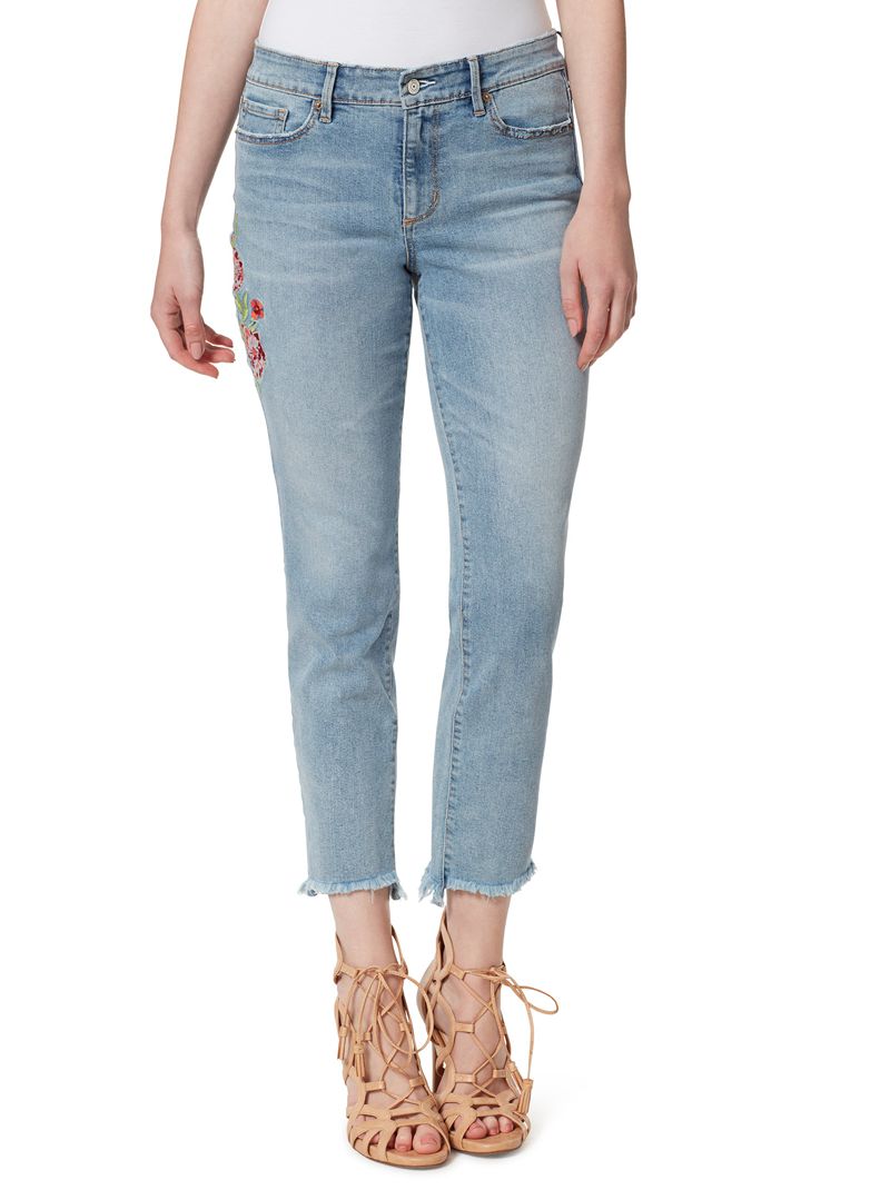 Women's Jessica Simpson Arrow Straight Ankle Jeans Blue | NREKM-4635