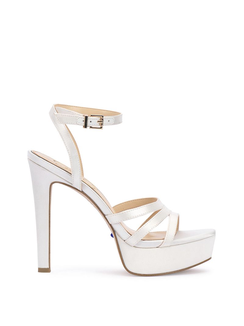 Women's Jessica Simpson Bal Platform Shoes White | HQNZO-5704