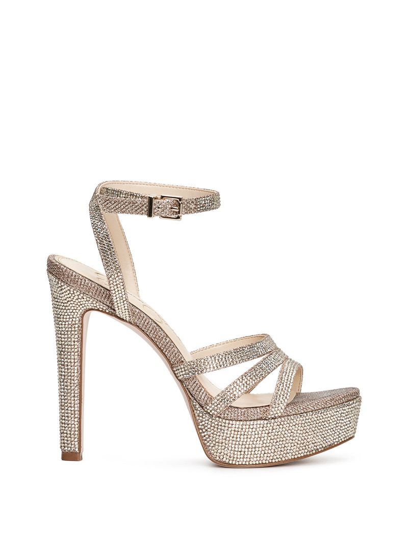 Women's Jessica Simpson Bal Sandals Gold | AKOVI-3405