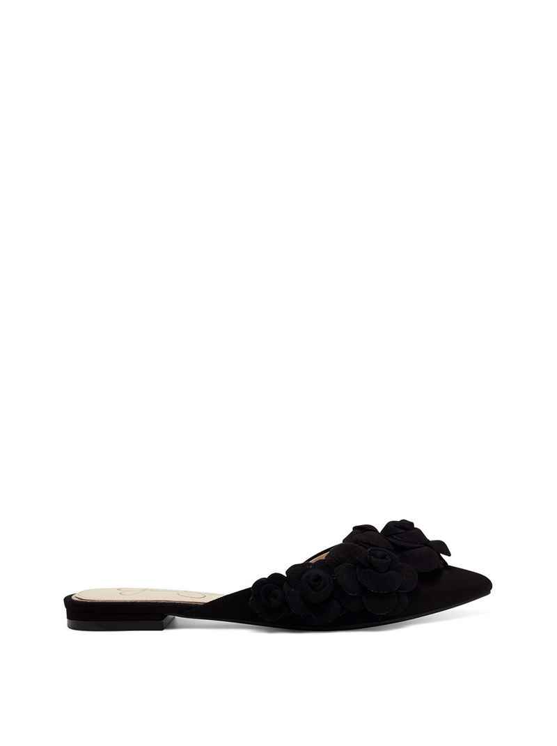 Women's Jessica Simpson Cymia Flat Shoes Black | MTFQU-9810