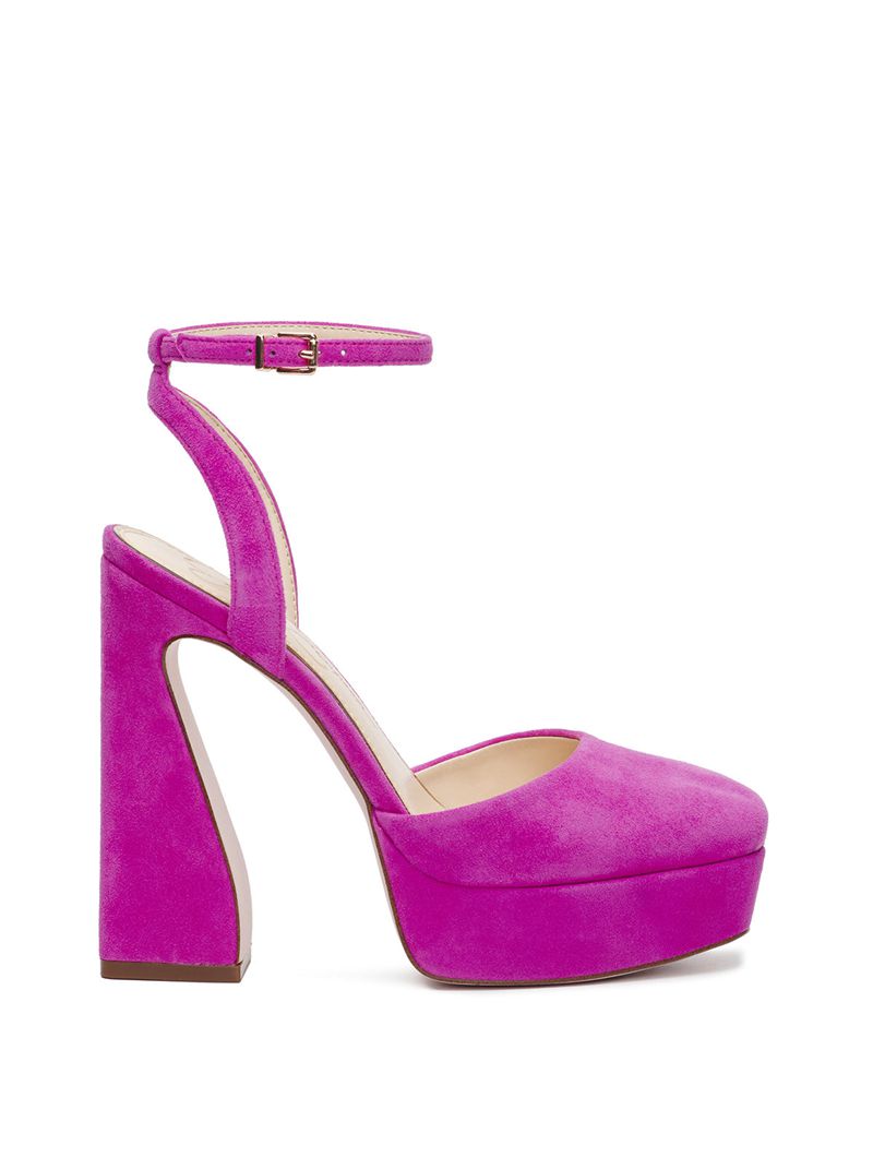 Women's Jessica Simpson Deirae Platform Shoes Purple | DFRPJ-9750