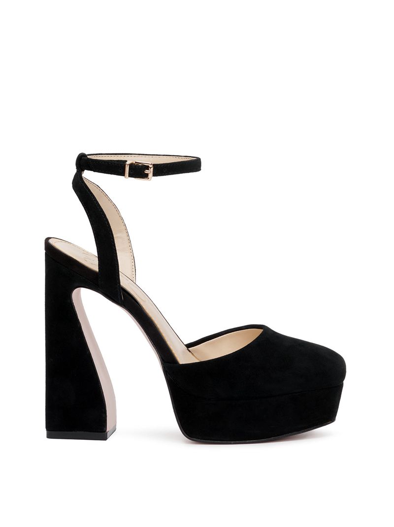 Women's Jessica Simpson Deirae Platform Shoes Black | GXRST-4893