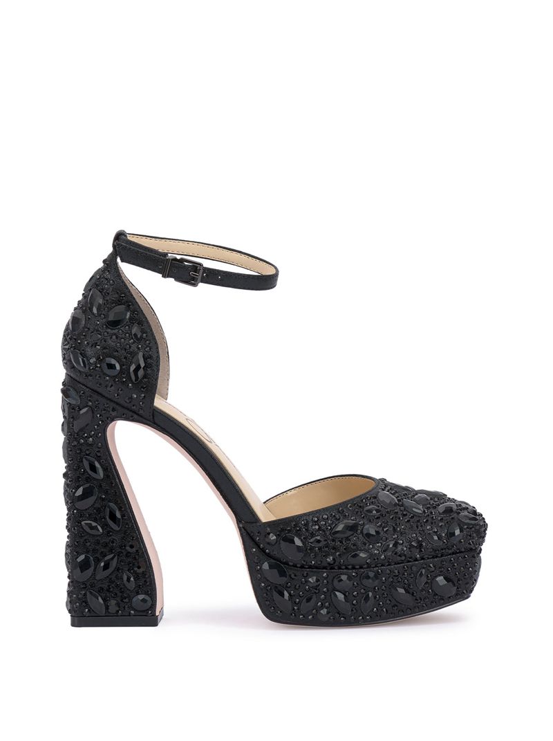 Women's Jessica Simpson Dreama Platform Shoes Black | GPSJC-5076