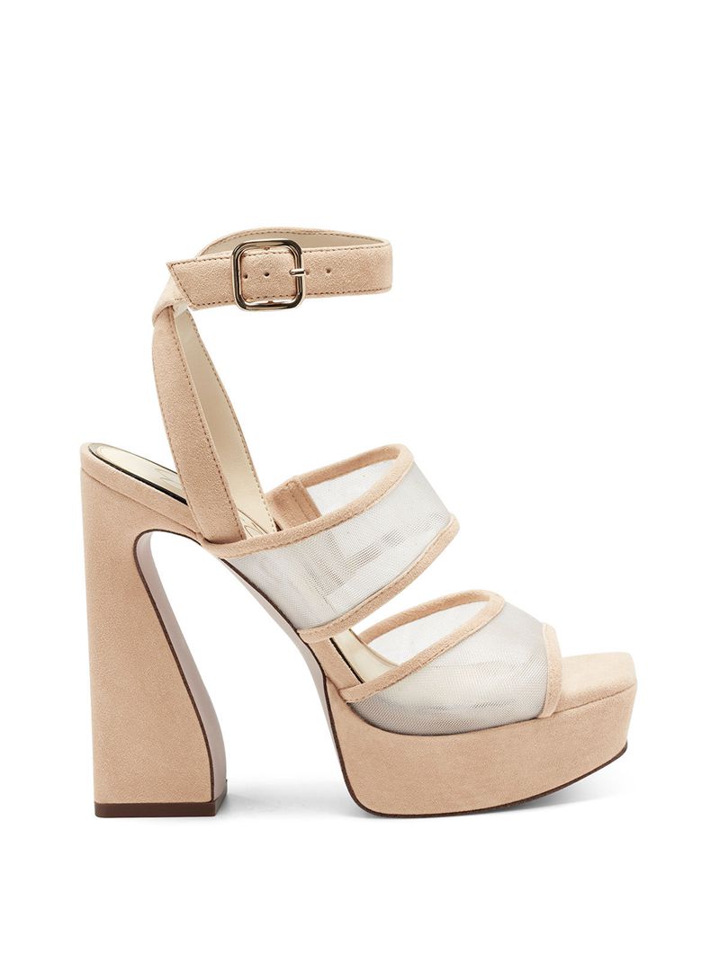 Women's Jessica Simpson Drixi Platform Shoes Beige | OSMAL-3862