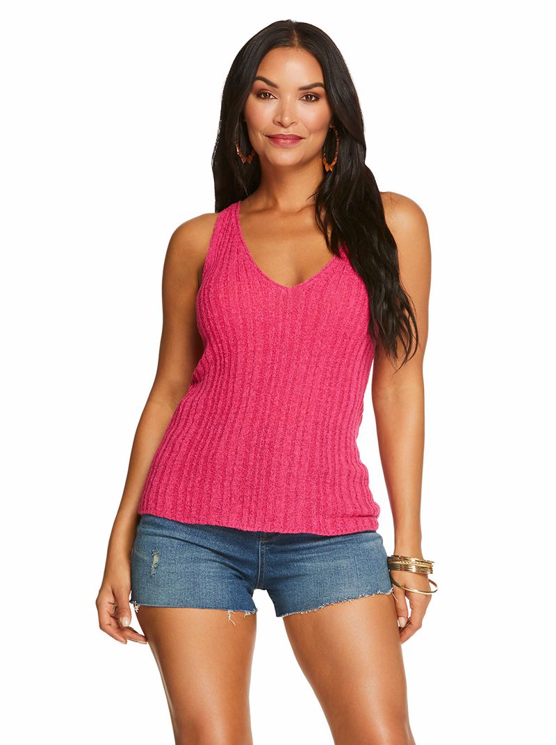 Women's Jessica Simpson Edith Tops Purple | APGRB-7328