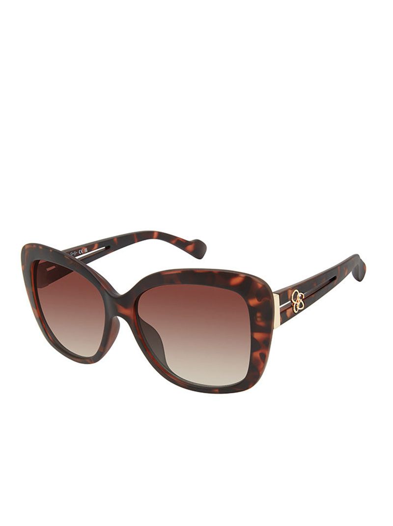 Women's Jessica Simpson Elegant Butterfly Sunglasses Brown | XUJPV-9807