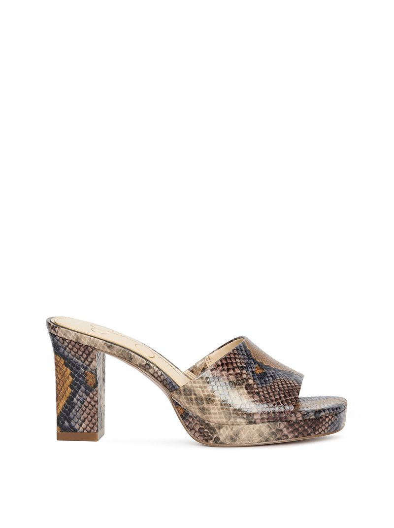 Women's Jessica Simpson Elyzza Platform Shoes Snake | UDVEI-7918