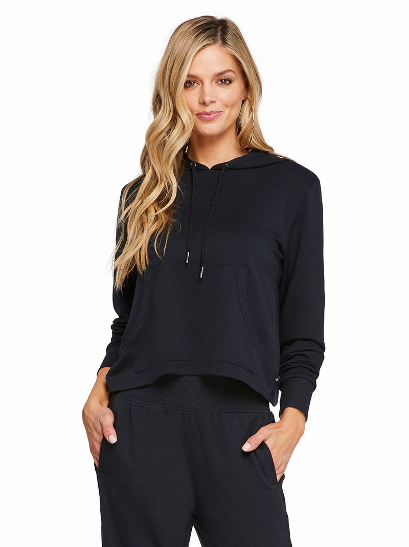 Women's Jessica Simpson Fisher Crop Loungewear Black | HGWBR-0615