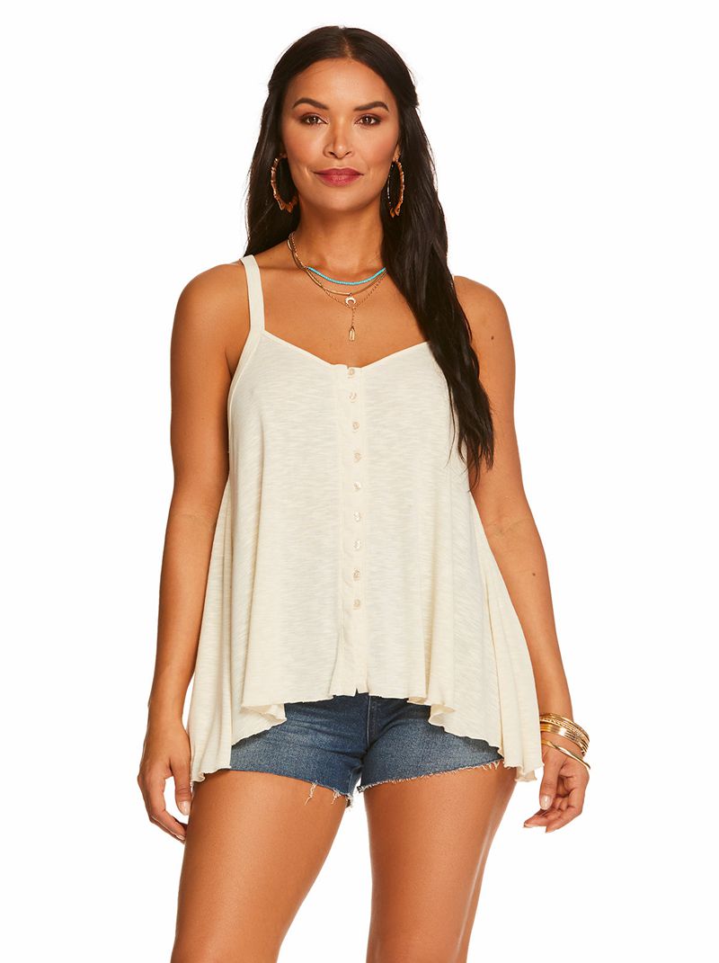 Women's Jessica Simpson Gwen Tops White | SVDCU-6130