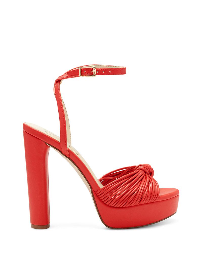 Women's Jessica Simpson Immie Platform Shoes Red | VQAJD-1936