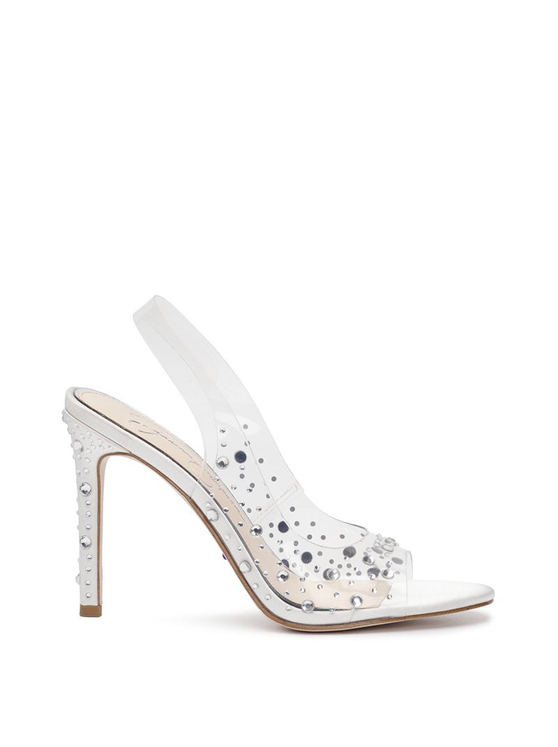 Women's Jessica Simpson JaiseySl Pumps White | XHOWF-2345