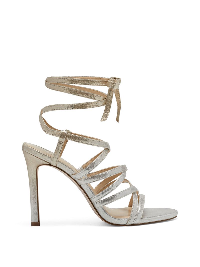 Women's Jessica Simpson Jexilla Sandals Silver | LTRVI-9043