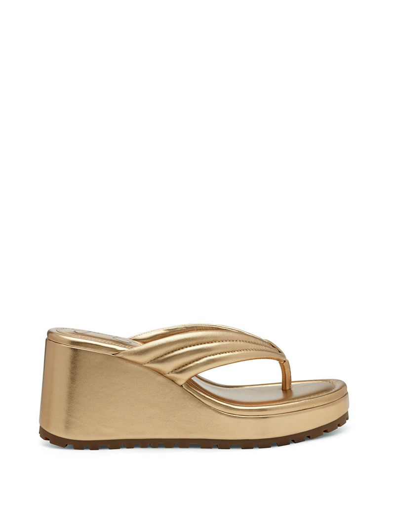 Women's Jessica Simpson Kemnie Sandals Light Gold | CFDXO-0584