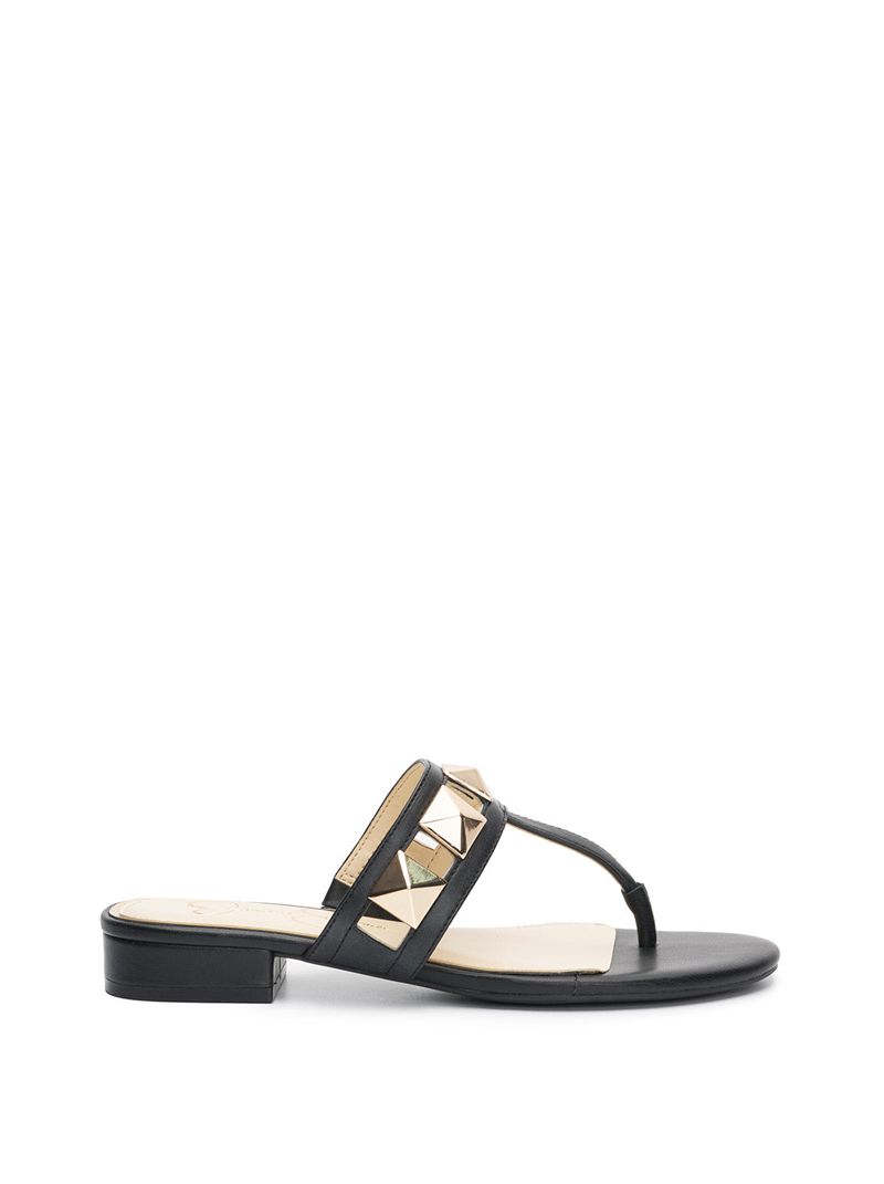 Women's Jessica Simpson Movena Thong Sandals Black | GYPOZ-2654