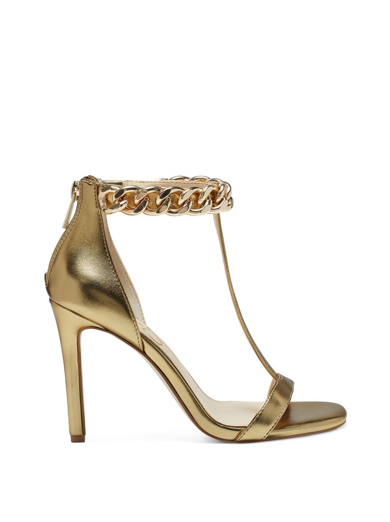 Women's Jessica Simpson Omesa Sandals Light Gold | OGEUY-1298