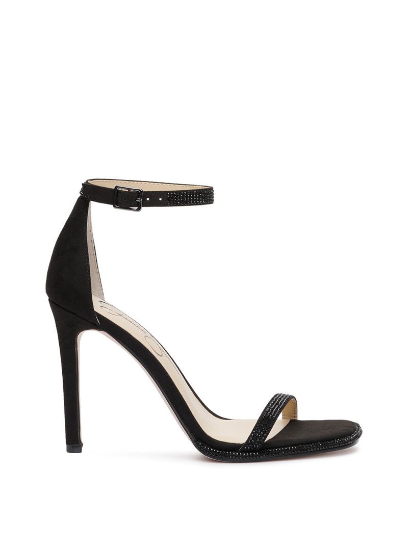 Women's Jessica Simpson Ostey Sandals Black | RGBZV-3596