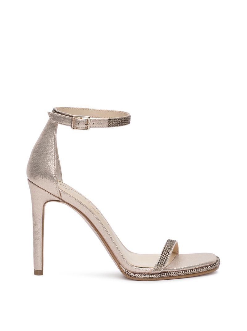 Women's Jessica Simpson Ostey Sandals Silver | JVIOK-4372