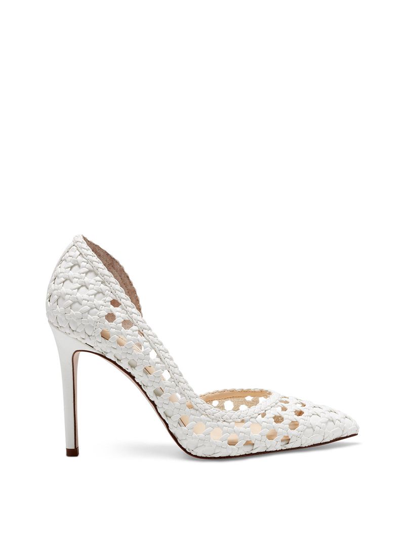 Women's Jessica Simpson Paimee D'Orsay Pumps White | IDAOZ-6972