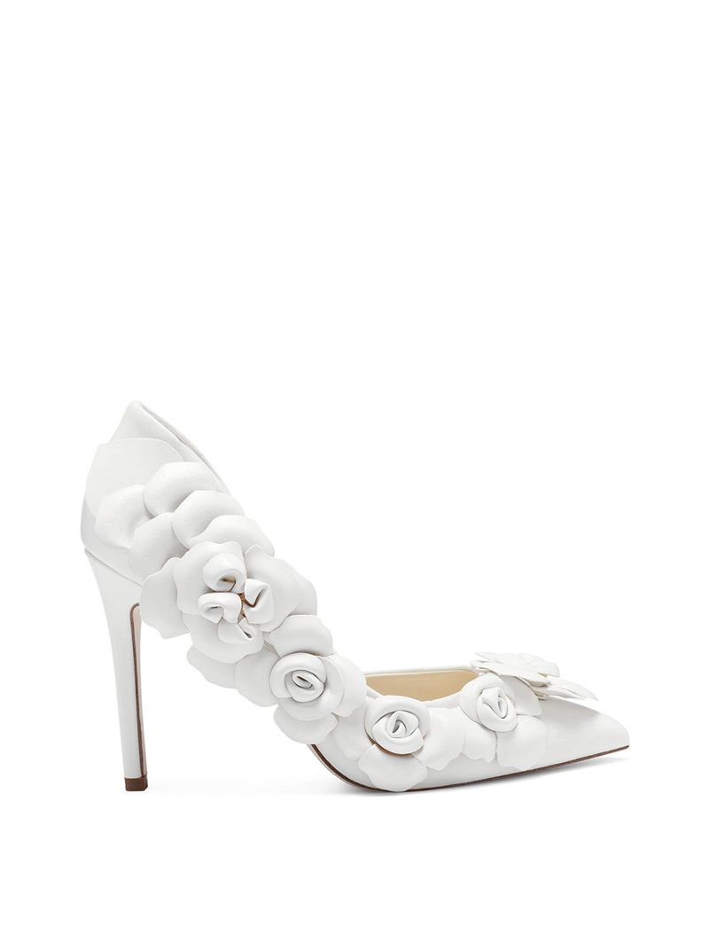 Women's Jessica Simpson Po Pumps White | OZFVU-5243