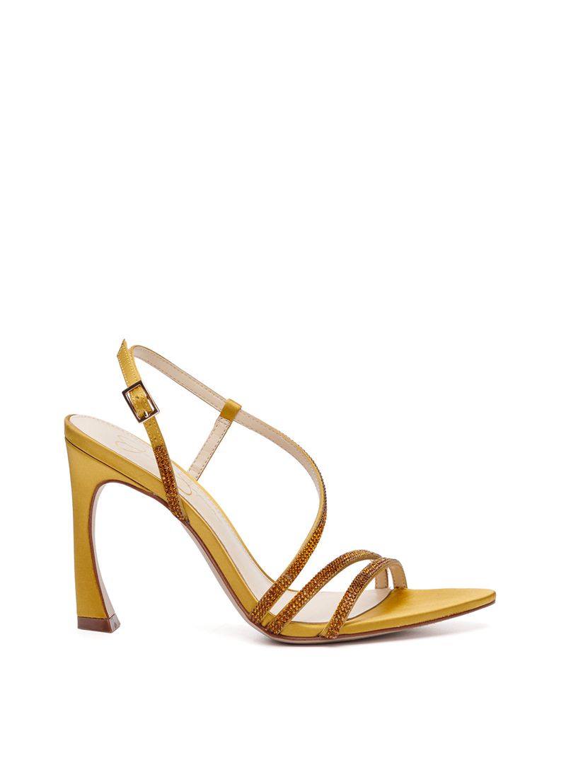 Women's Jessica Simpson Py Sandals Gold | MTKHS-5083