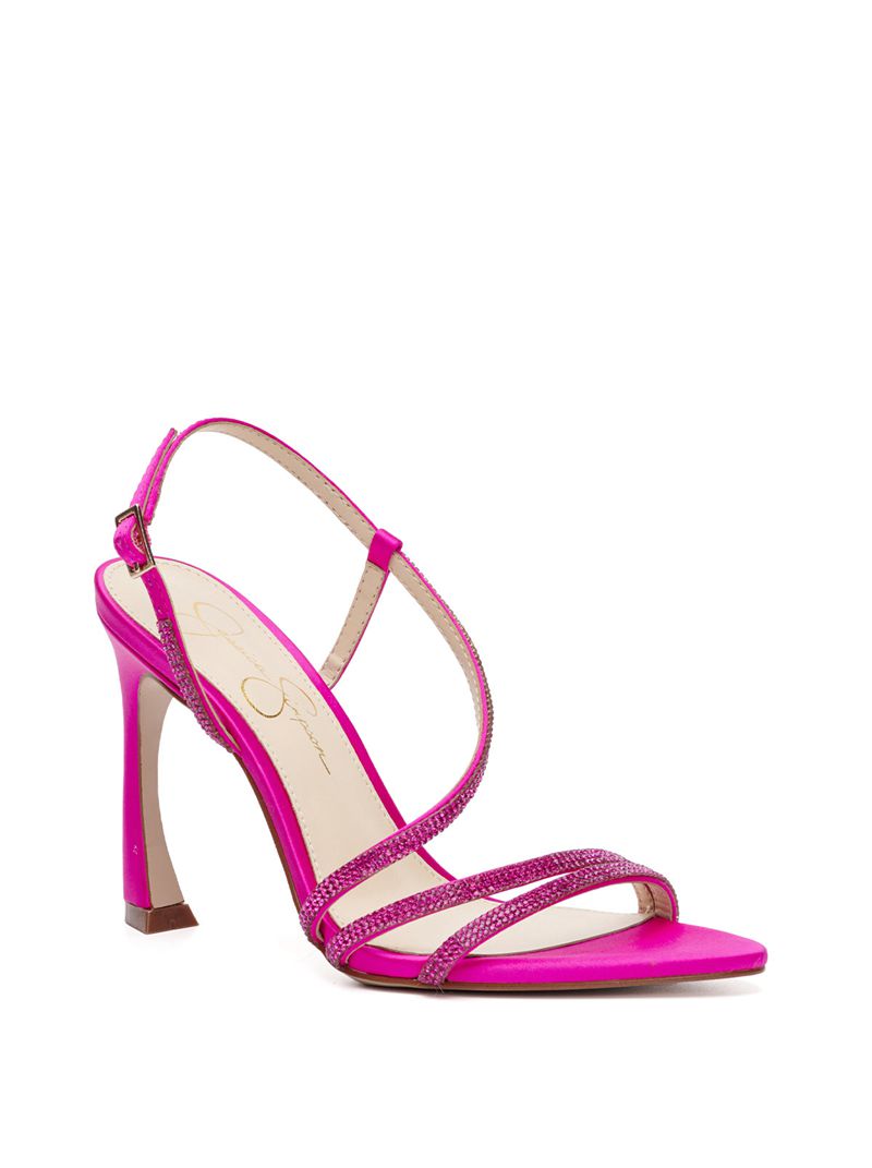 Women's Jessica Simpson Py Sandals Pink | OFZVL-3827