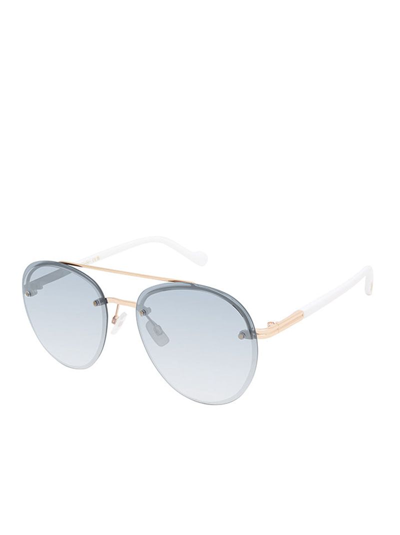 Women's Jessica Simpson Ref Sunglasses Gold White | KPQRE-0729