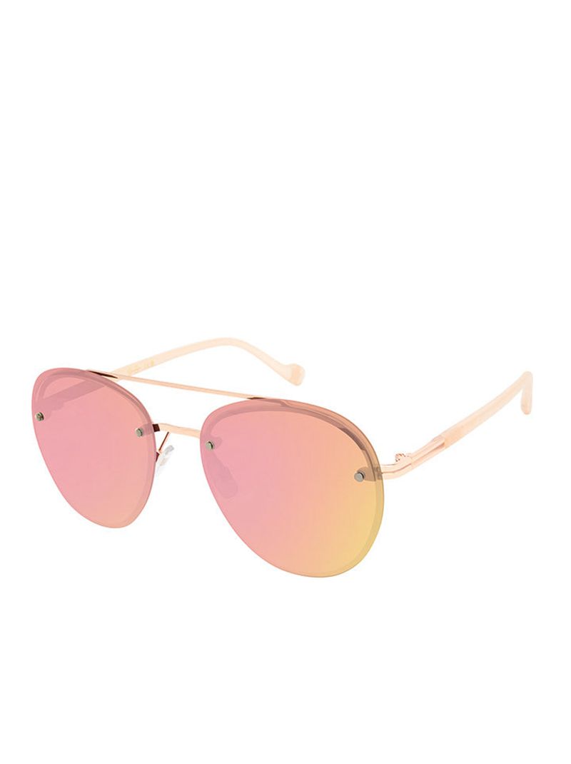 Women's Jessica Simpson Ref Sunglasses Rose Gold Rose | QLKMT-7164