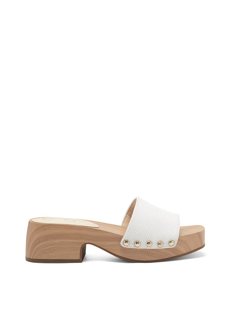 Women's Jessica Simpson Rexile Platform Shoes White | FSRWQ-6823