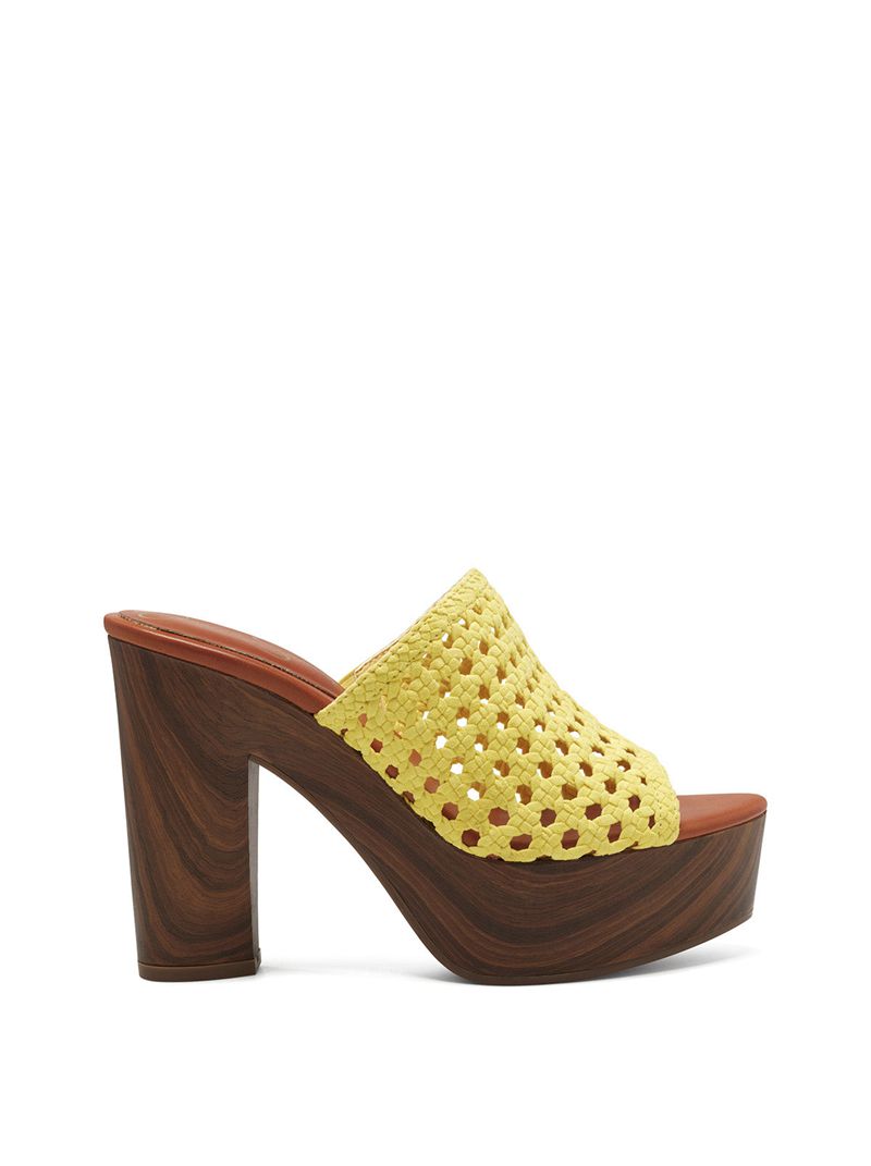 Women's Jessica Simpson Shelbie Platform Shoes Yellow | LXHMF-4960