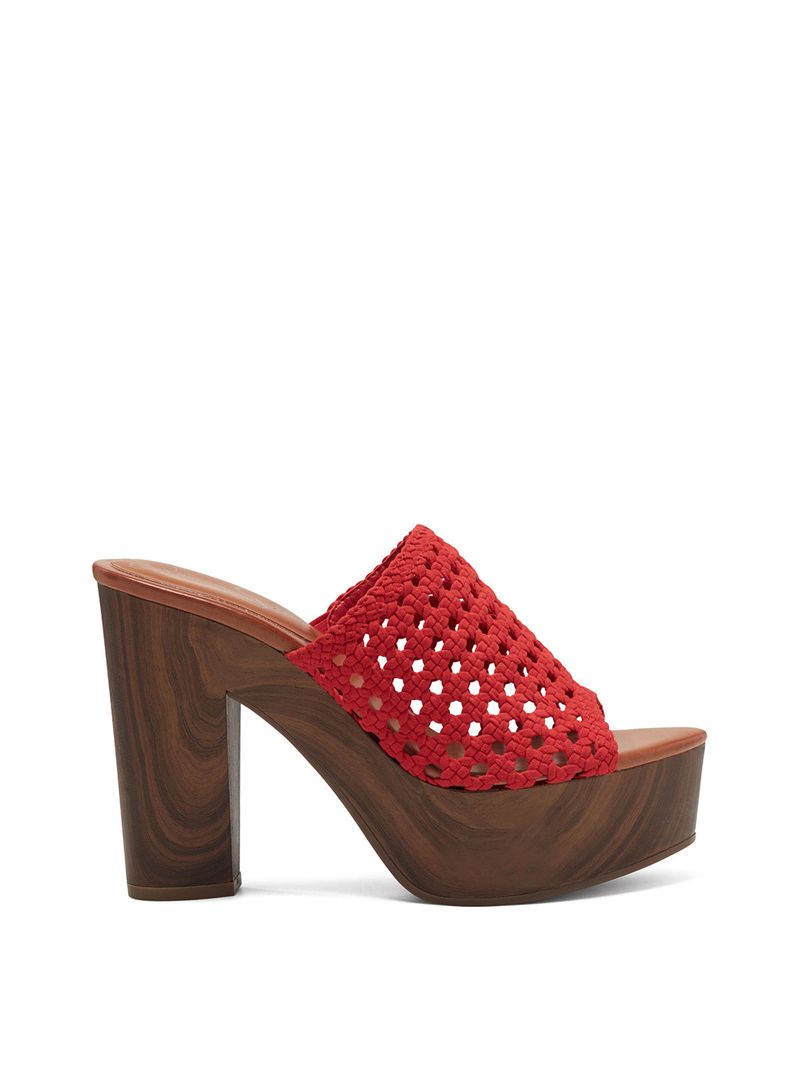 Women's Jessica Simpson Shelbie Platform Shoes Red | WDQVC-4195