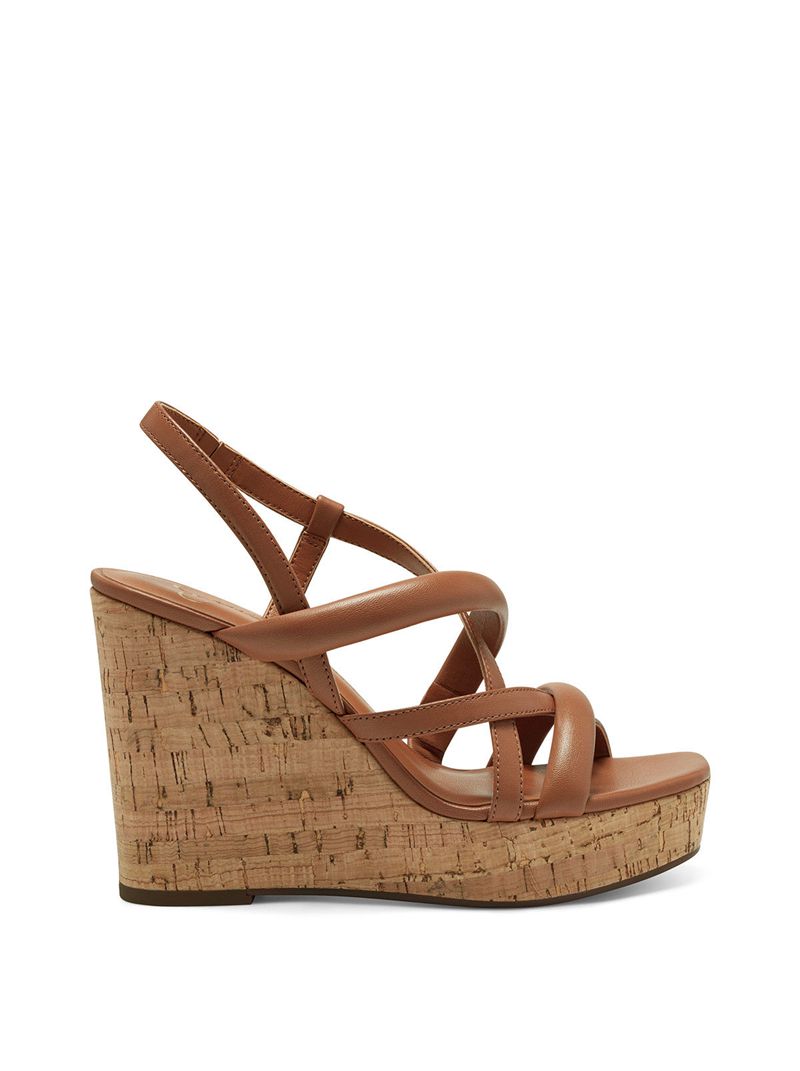 Women's Jessica Simpson Sim Platform Shoes Brown | FLDUR-3106