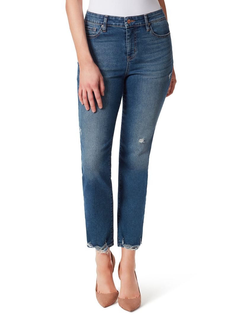 Women's Jessica Simpson Spotlight High Rise Straight Jeans Orange | OYLPN-2437