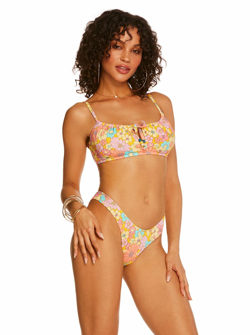 Women's Jessica Simpson Spr Bikini Tops Multicolor | PZJXG-4853