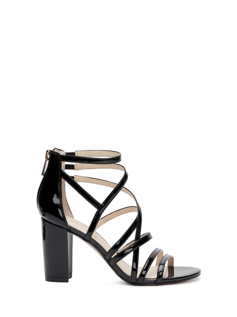 Women's Jessica Simpson Stassey Sandals Black | BKOSV-9720