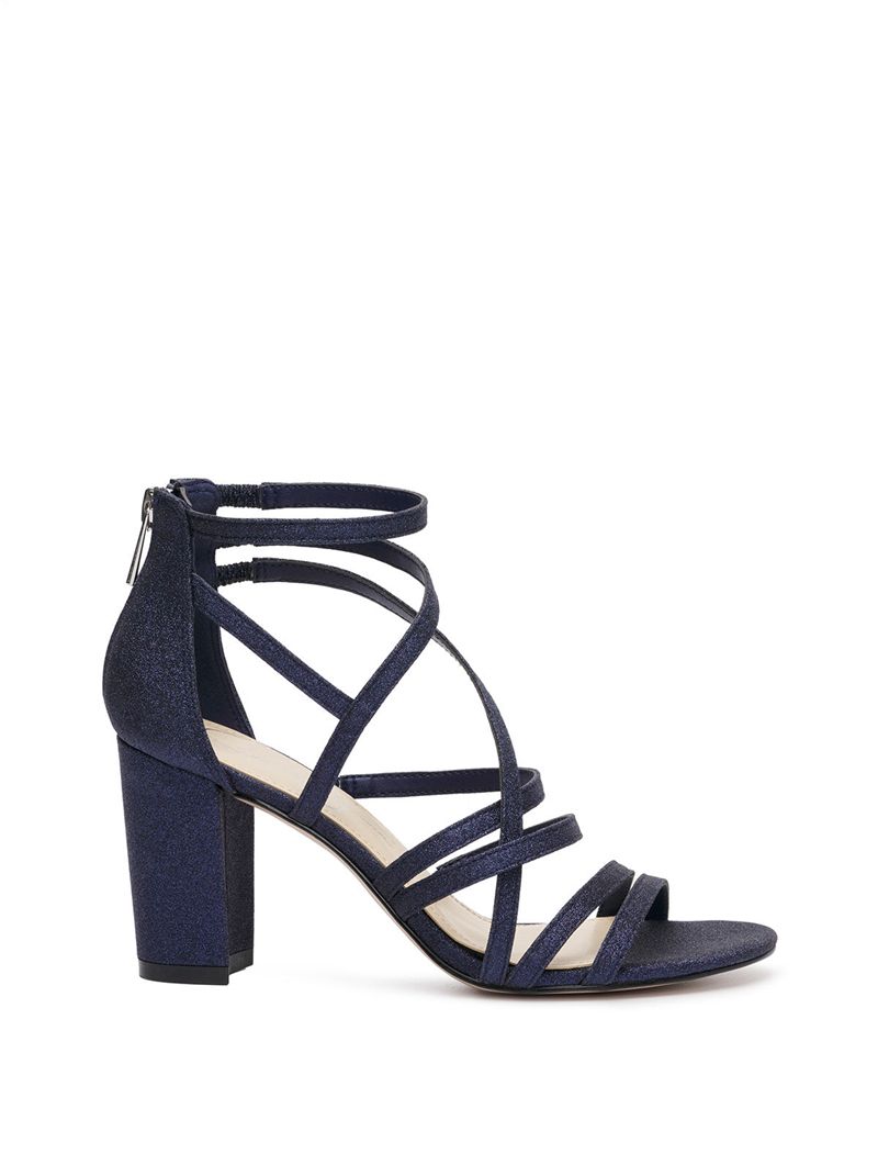 Women's Jessica Simpson Stassey Sandals Navy | BYLIT-4287