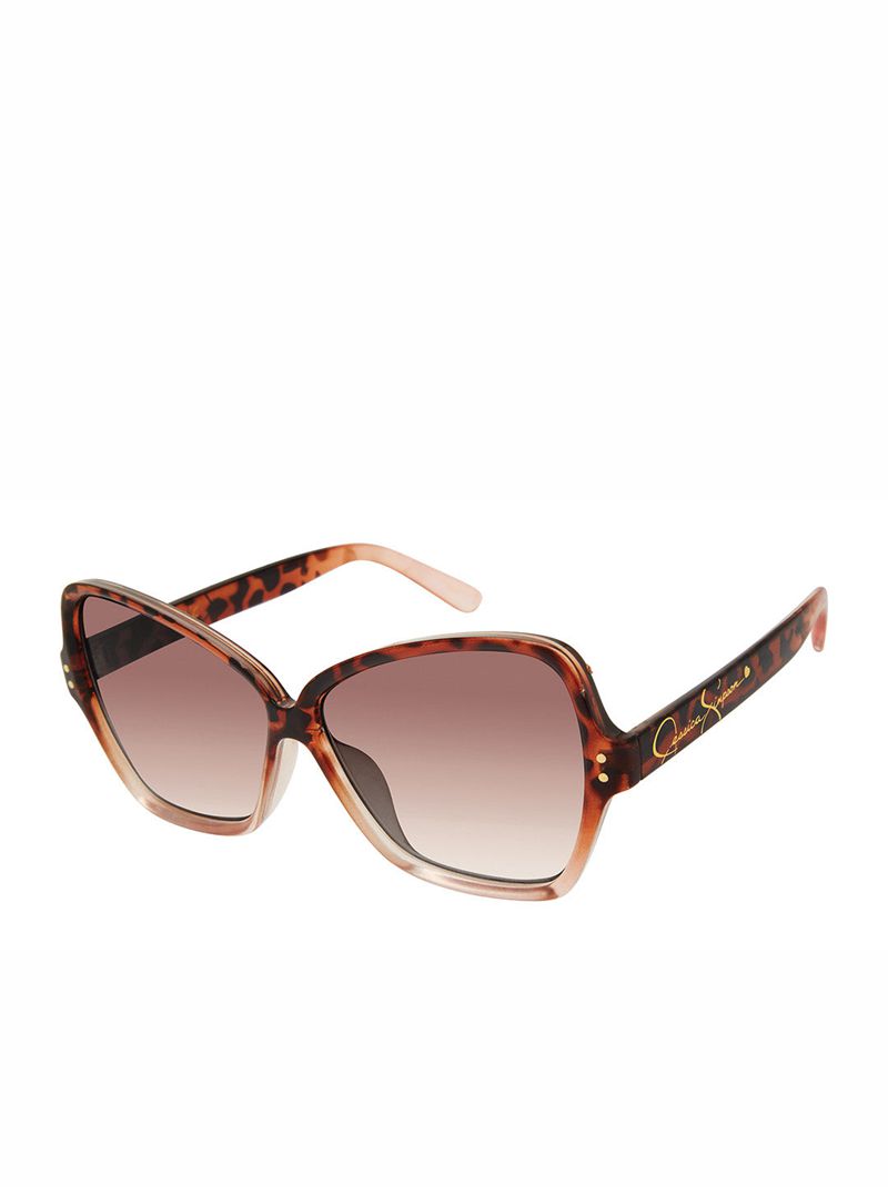 Women's Jessica Simpson Stylish Butterfly Sunglasses Rose | HDVJR-7386