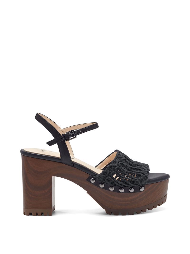 Women's Jessica Simpson Timia Sandals Black | DGWSO-7340