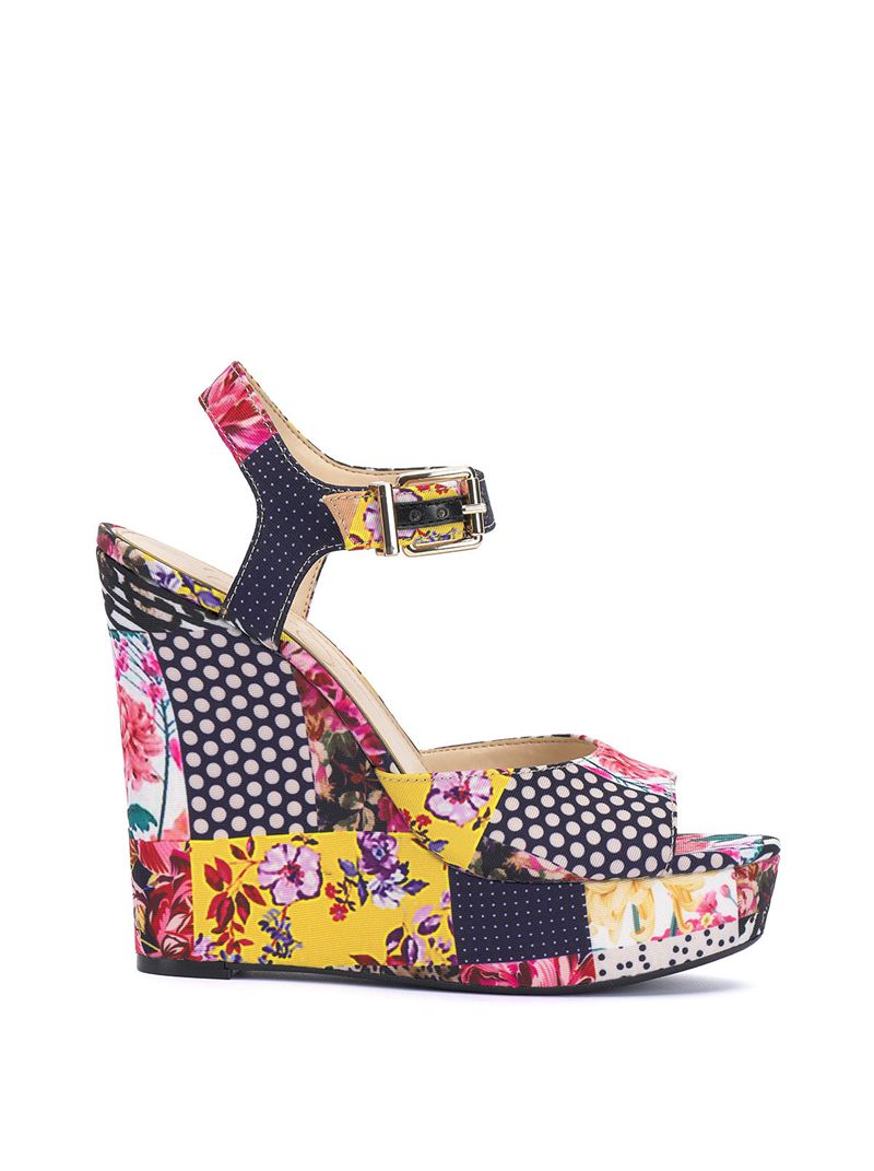 Women's Jessica Simpson Tonnia Wedges Multicolor | NAVRD-9643