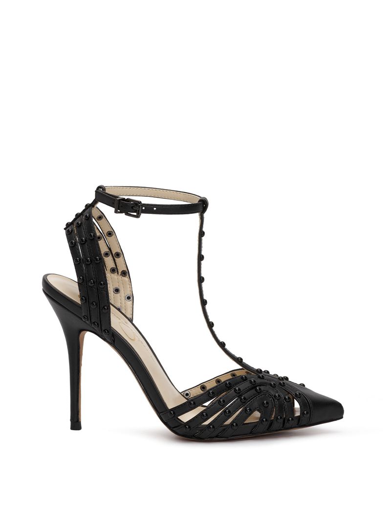 Women's Jessica Simpson Wisata Pumps Black | BNAGS-1297