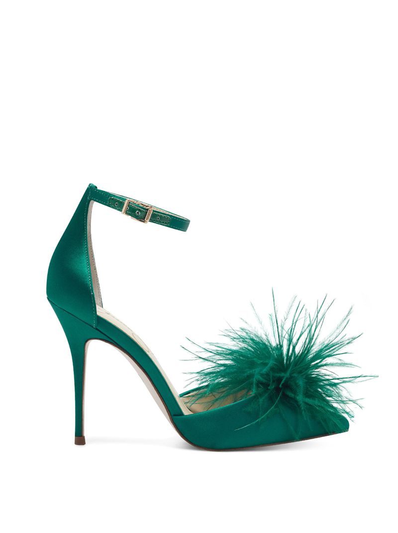 Women's Jessica Simpson Wolistie Pumps Green | HIGAM-8201