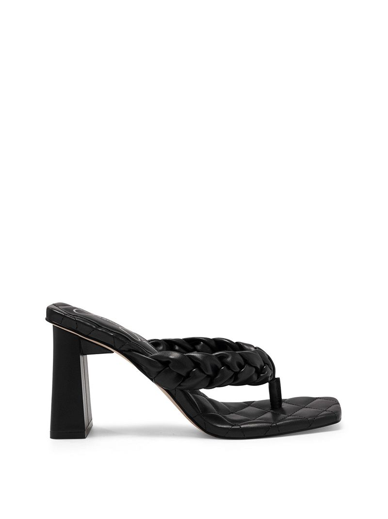 Women's Jessica Simpson Zaliye Thong Slides Black | OCETR-5021