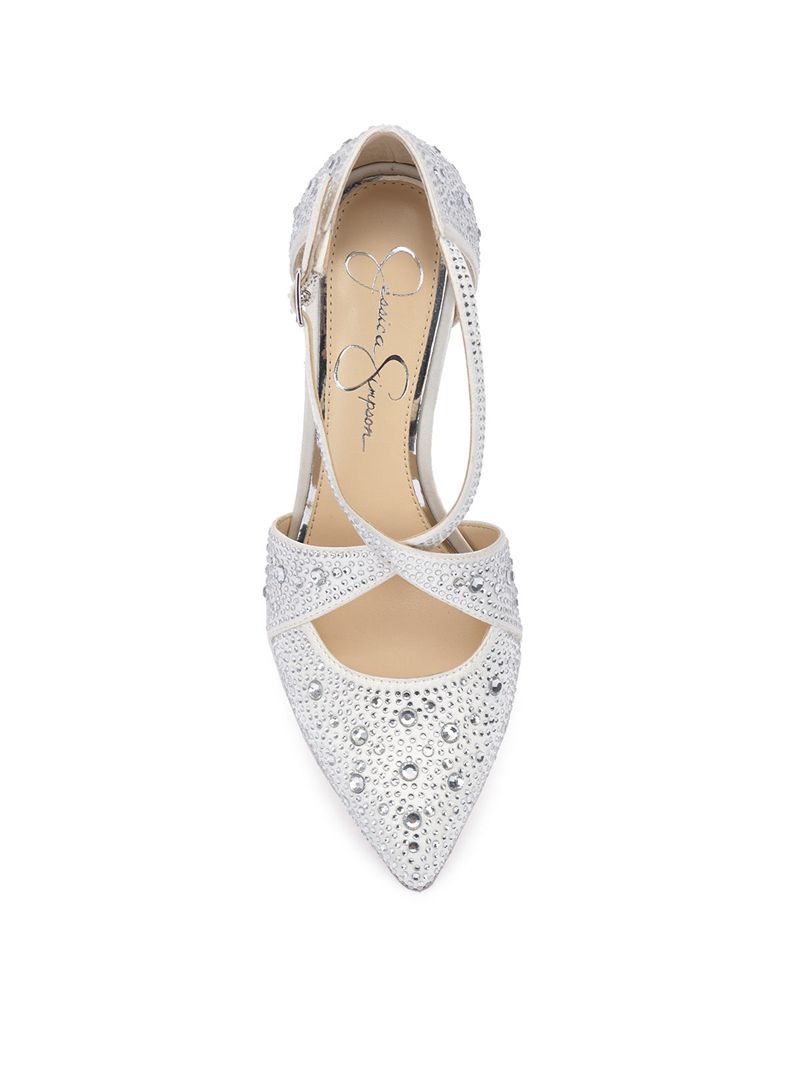 Women's Jessica Simpson Accile Pumps White | DLSJK-1780