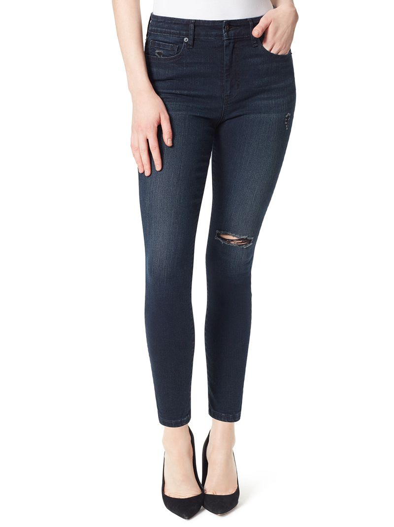 Women's Jessica Simpson Adored Ankle Sk Jeans Black | IQOEZ-3042