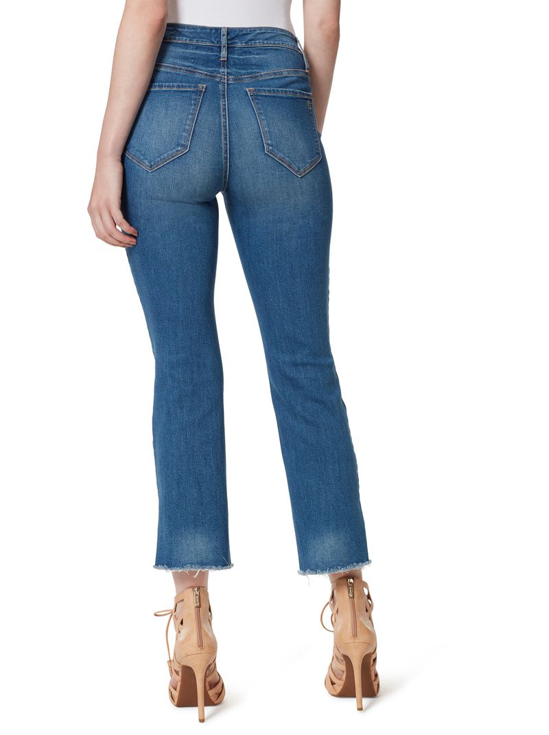 Women's Jessica Simpson Adored High Rise Kick Flare Bottoms Blue | DVXLE-5894