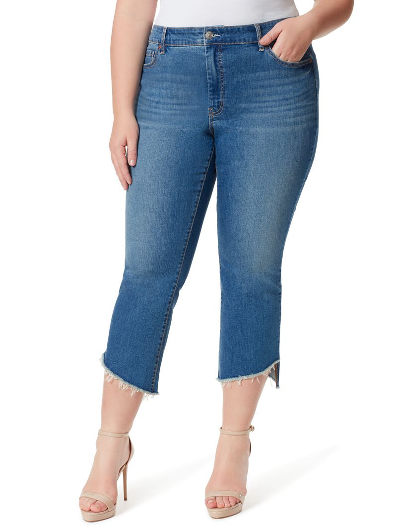 Women's Jessica Simpson Adored High Rise Kick Flare Bottoms Blue | DVXLE-5894