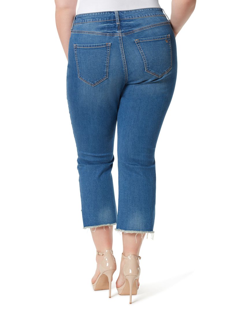 Women's Jessica Simpson Adored High Rise Kick Flare Bottoms Blue | DVXLE-5894